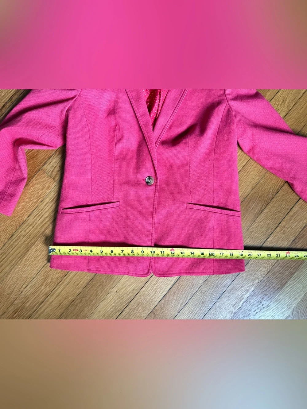 The Limited Red Single-Button Blazer - Picture 8 of 8